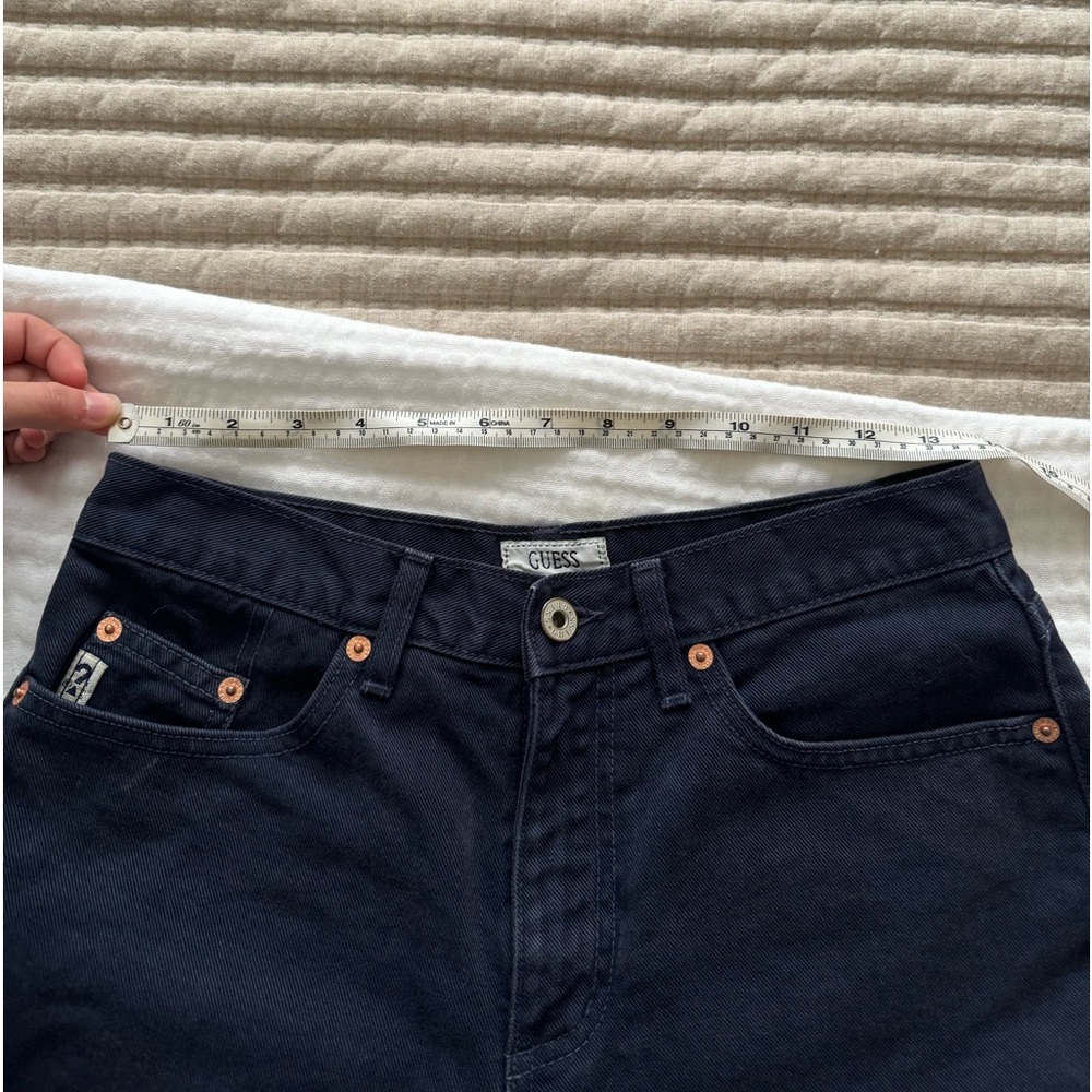 Guess Dark Blue Jean Shorts
